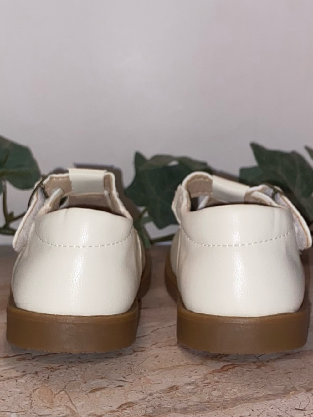 Toddler Girls NWOT Cream T-Strap Oxford Mary Jane Shoes Size 6 US/22 EU - Picture 13 of 15